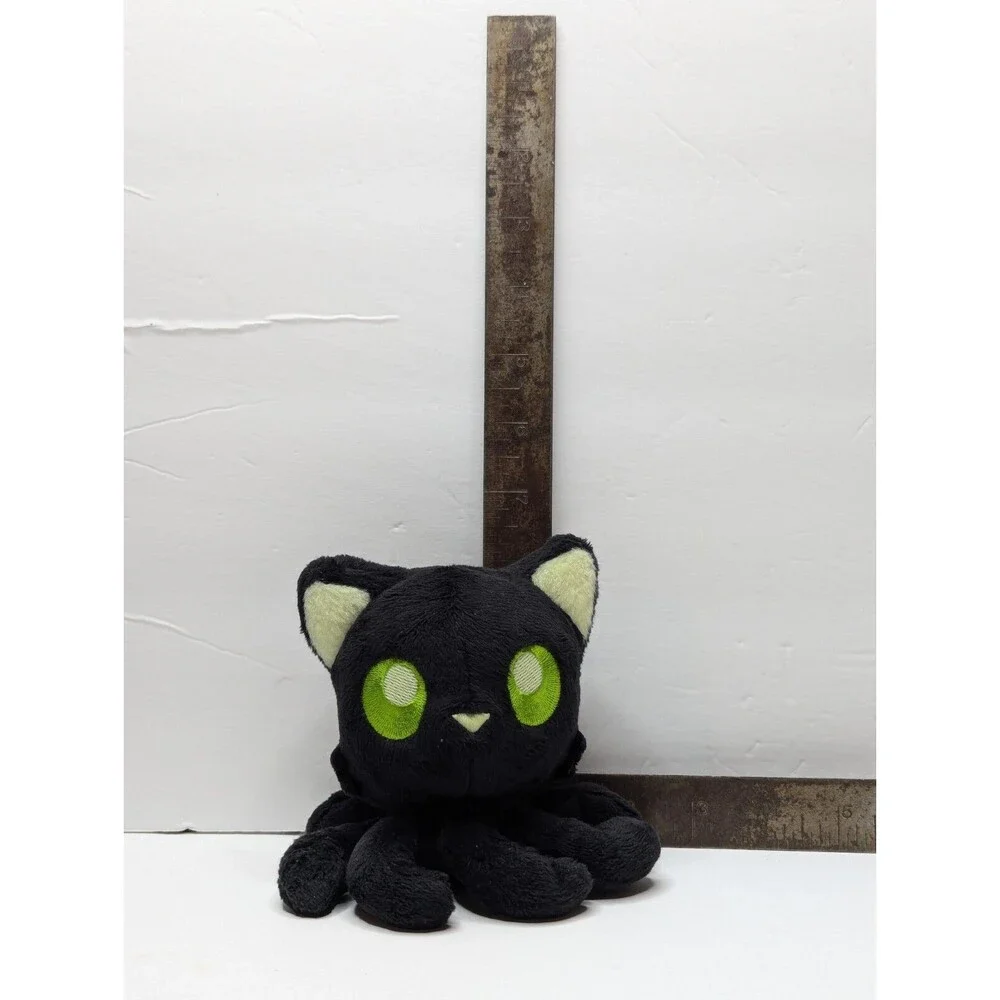 Tentacle Kitty Moonlight Little One Plush 2019 HTF Rare Glow Black Cat Green Eye